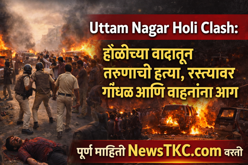 Uttam Nagar Holi Clash